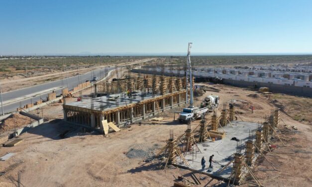 Avanza construcción del CBTIS 291 en ciudad Juárez