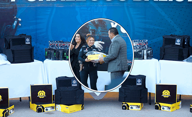 Entregan uniformes y chalecos balísticos a personal de la SSPM y Seguridad Vial