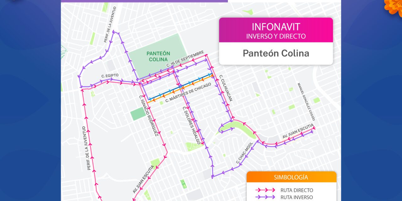 Anuncian modificación de rutas por Feria del Hueso 2025