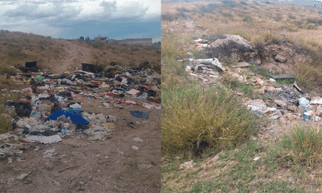 Denuncian habitantes del sur uso de cerro como lugar de desechos