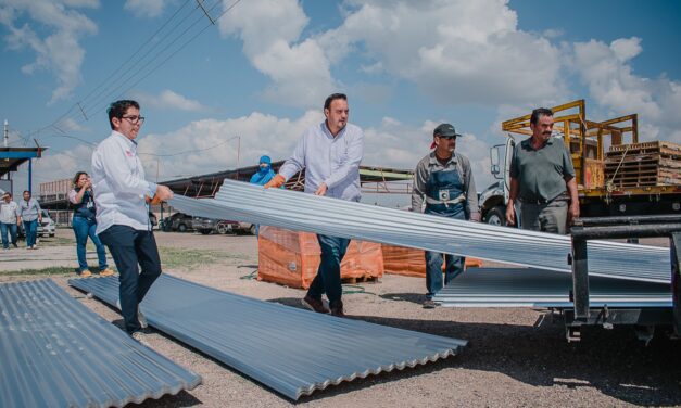 Realizan Presidencia Municipal de Camargo y COESVI entregan materiales