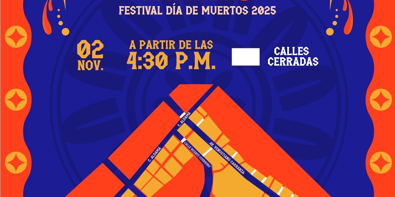 Hoy cierre de calles por el desfile por el Día de Muertos