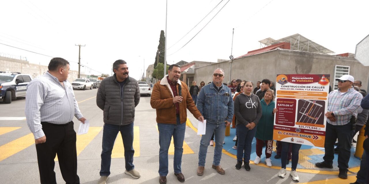 Entrega alcalde pavimentación en Nuevo Hipódromo tras 40 años de espera