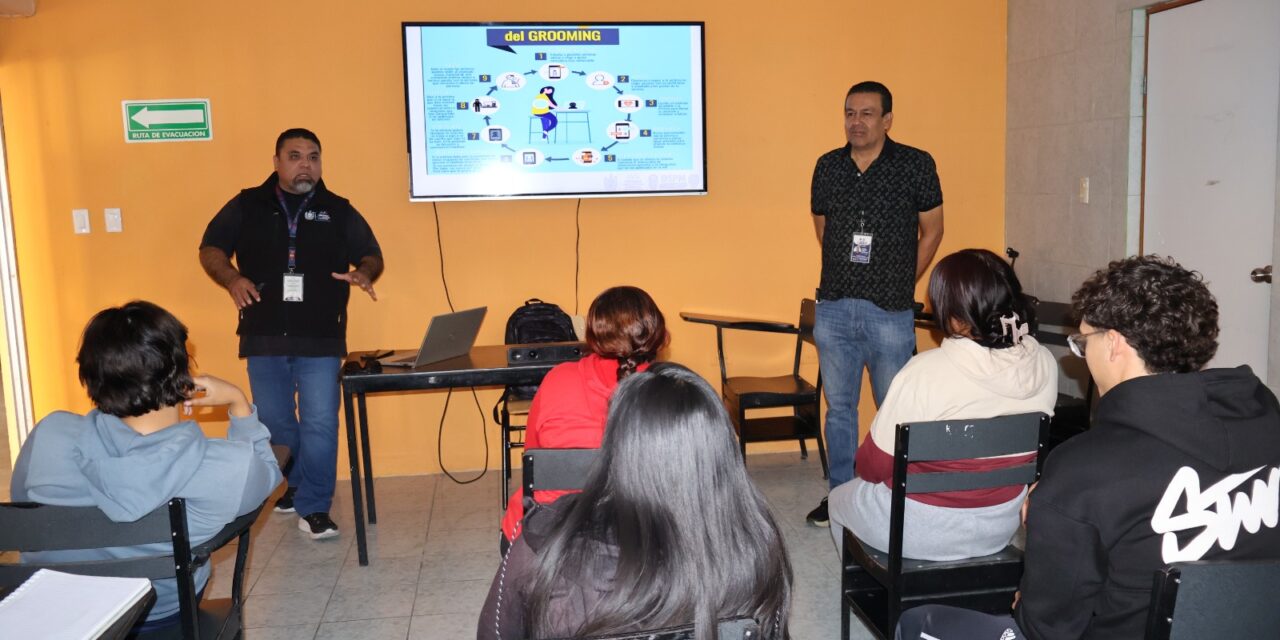 Capacita DSPM a jóvenes en el uso de redes, internet y vapeadores para prevenir delitos