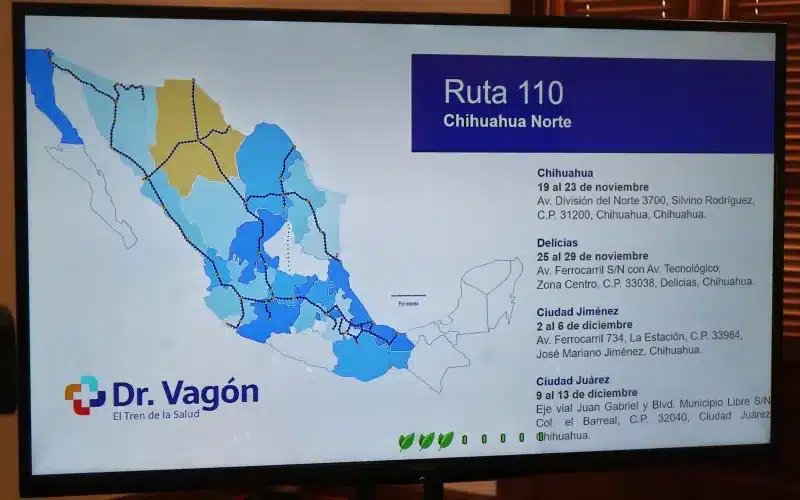 Regresa a Chihuahua el Dr. Vagón con servicios médicos gratuitos