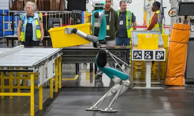 Llegan a Amazon robots trabajadores
