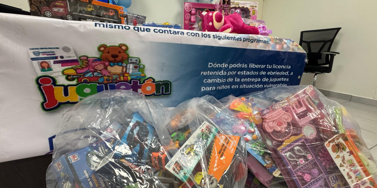 Exhorta SSPE a canjear licencias retenidas por juguetes en el programa “Juguetón”