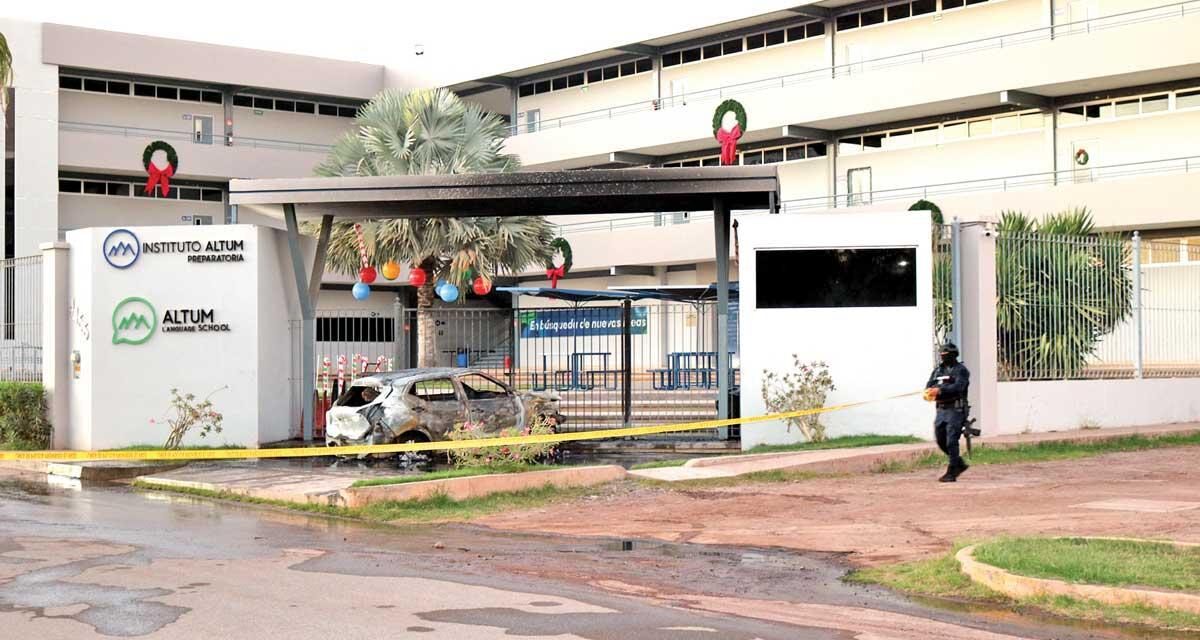 El crimen atiza sus ataques a escuelas; queman otro plantel en Sinaloa
