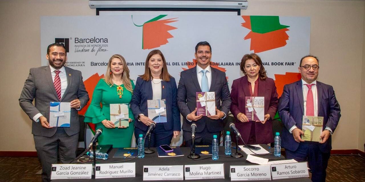 Presenta el Tribunal Estatal Electoral de Chihuahua la revista Quid Iuris en la FIL Guadalajara