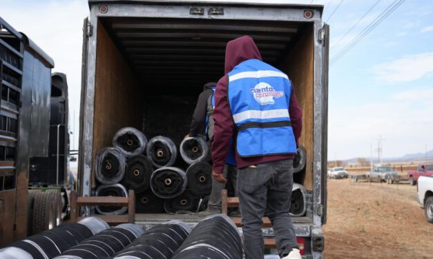 Entrega Desarrollo Rural mallas antigranizo a más de 200 productores manzaneros