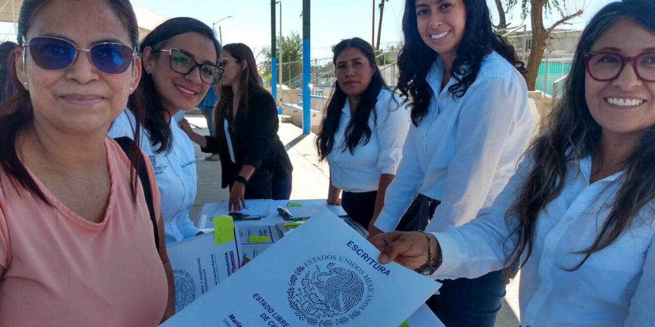 Apoya SDUE a 2 mil 100 familias con regularización de lotes habitacionales y comerciales
