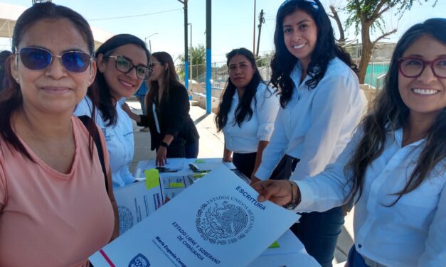 Apoya SDUE a 2 mil 100 familias con regularización de lotes habitacionales y comerciales