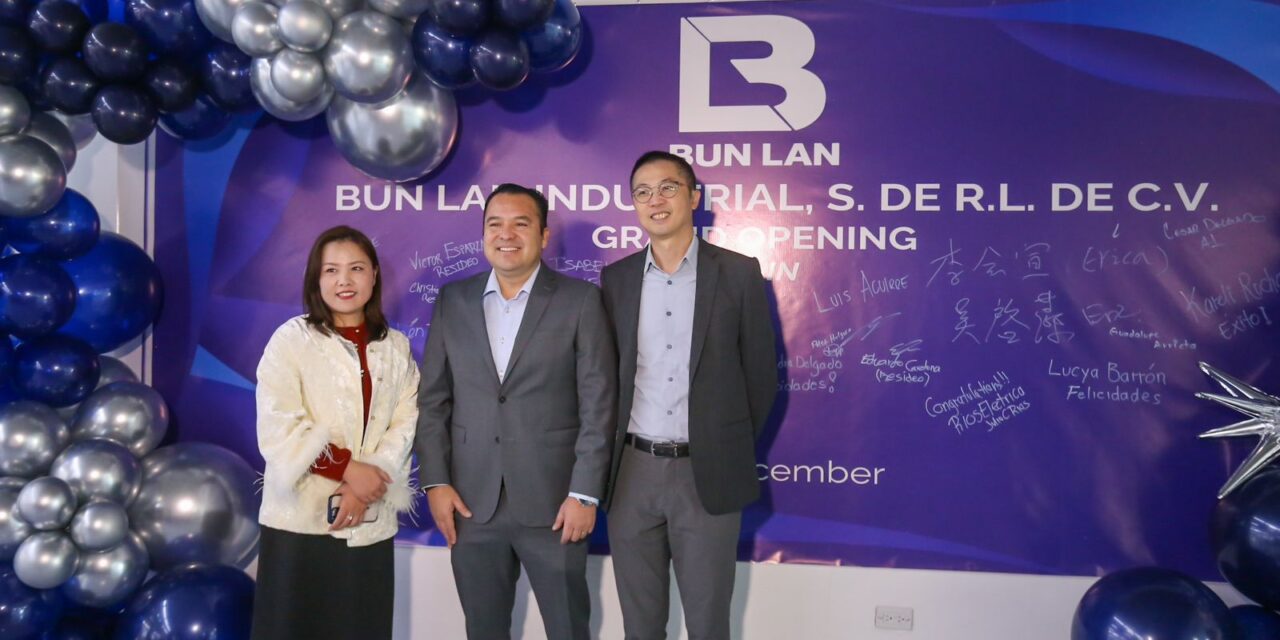 Destaca Valenciano inauguración de planta Bun Lan y su inversión superior a los 80 MDD
