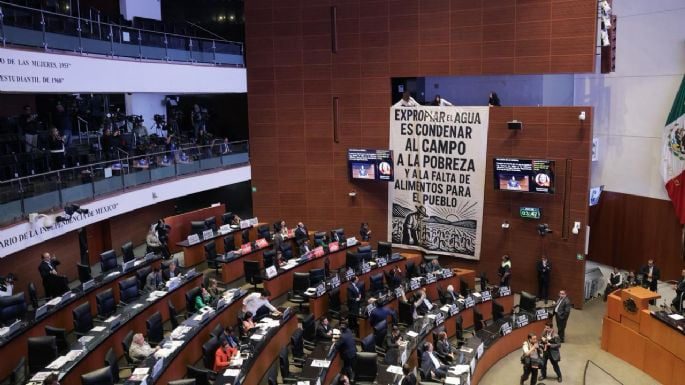 En fast track y sin cambiar una coma, la 4T en el Senado consuma la polémica Ley de Aguas