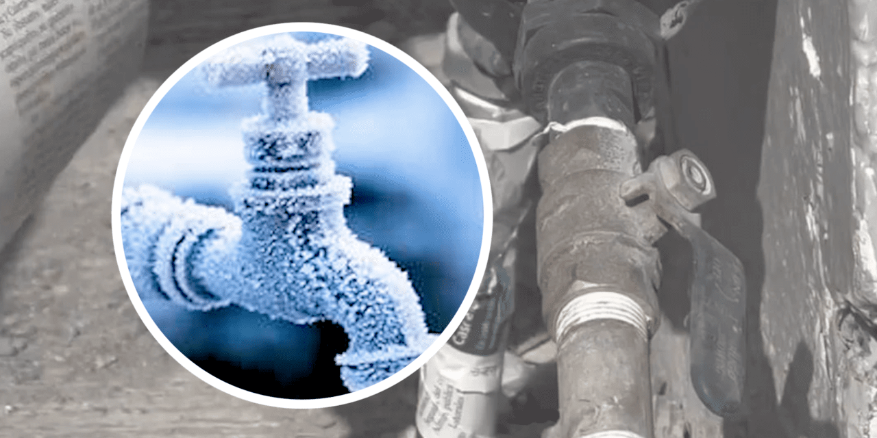 Ante bajas temperaturas exhortan a proteger tuberías