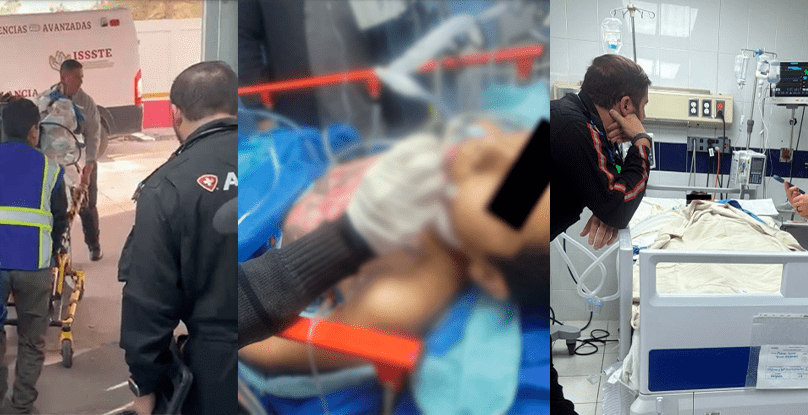 Resultó menor electrocutado tras pisar cables; lo trasladan a Texas