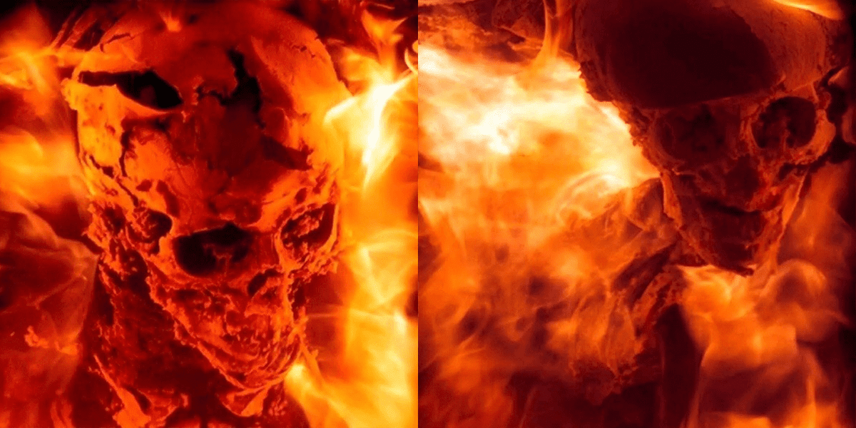 ¿Cómo se ve un cuerpo dentro de un horno de cremación?