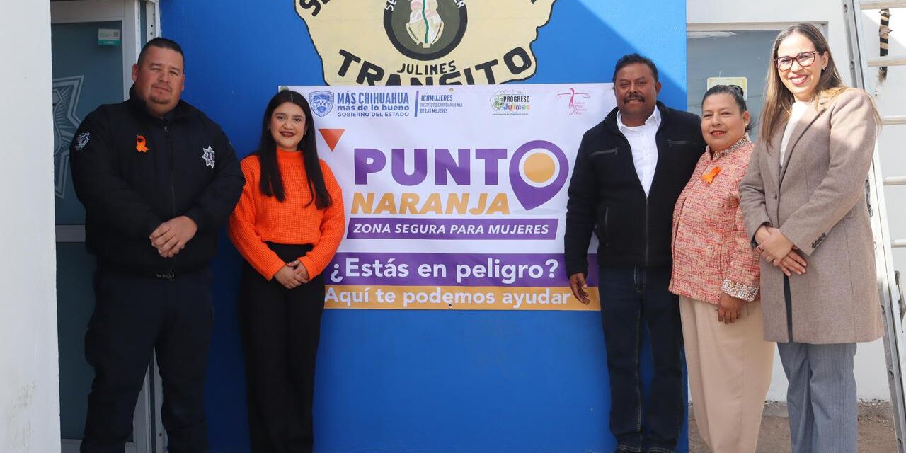 Instala ICHMujeres nuevos Puntos Naranja en Julimes