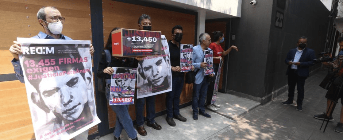 Exigen justicia para Ángel Manuel, niño muerto al interior del DIF de NL