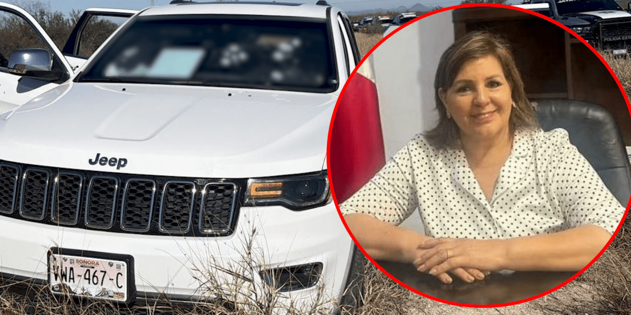 Atacan a balazos a la alcaldesa de Bacanora, Sonora; su hijo murió en el lugar