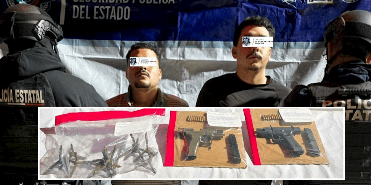 Detienen a sujetos armados tras persecución en Ojinaga