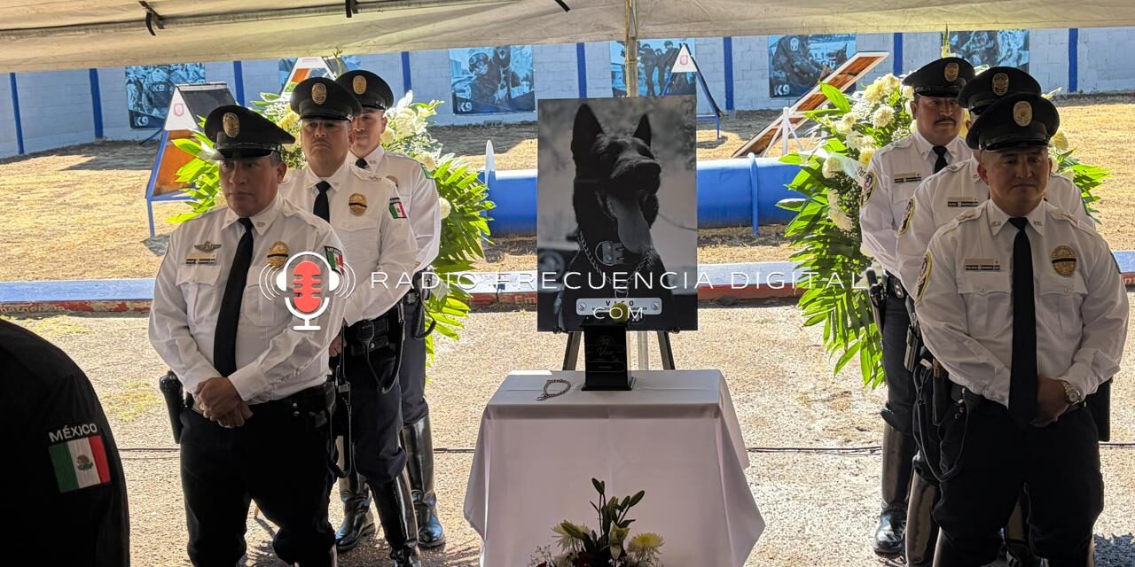 Rinden homenaje a «Vico», agente canino caído en su deber