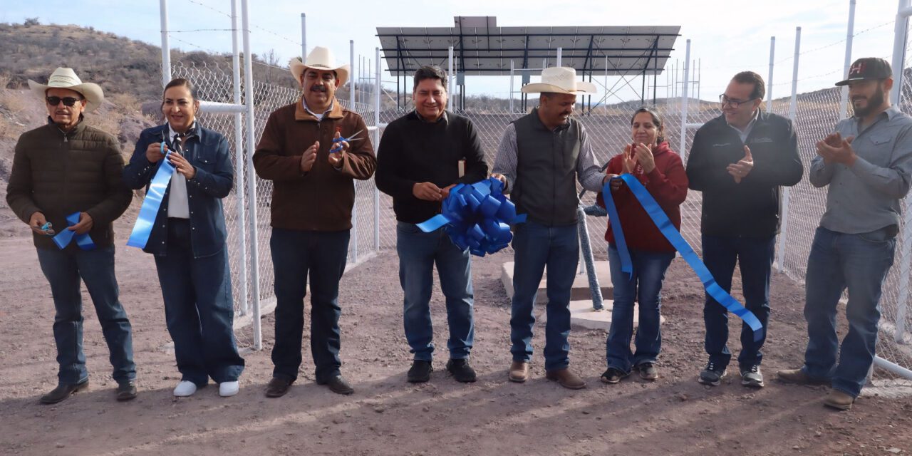 Inaugura JCAS pozo de agua potable en Rancho de Peña, Santa Isabel