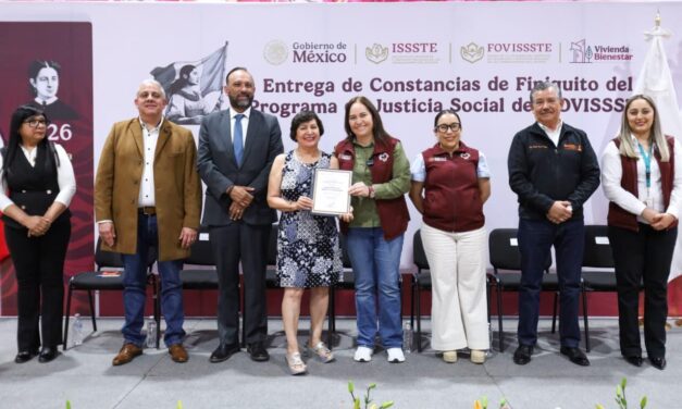  Reciben más de 300 familias Constancia de Finiquito del FOVISSSTE