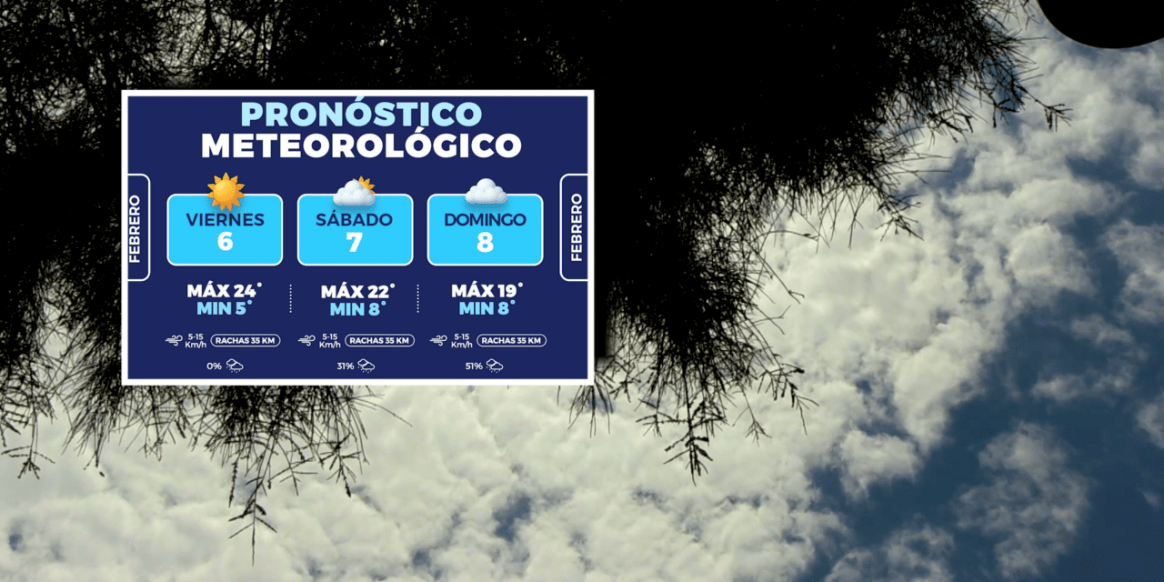 Alertan por frío y probabilidad de lluvias para este fin de semana