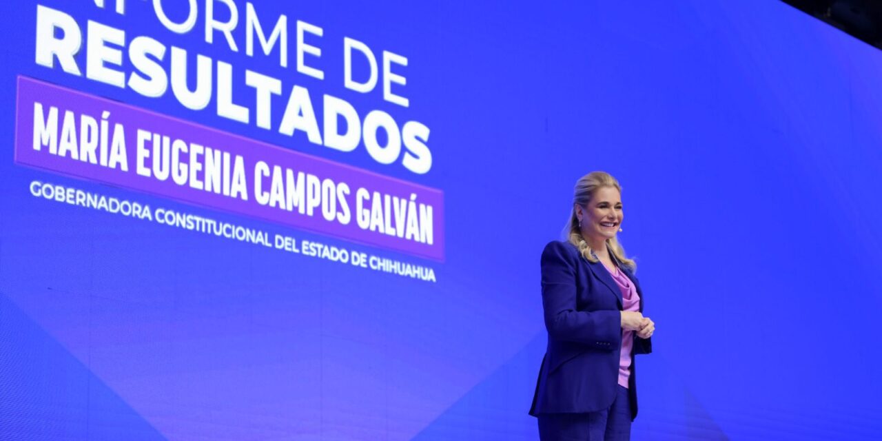 Maru Campos anuncia inversión histórica en obra pública para Chihuahua durante presentación de su 4to Informe de Resultados