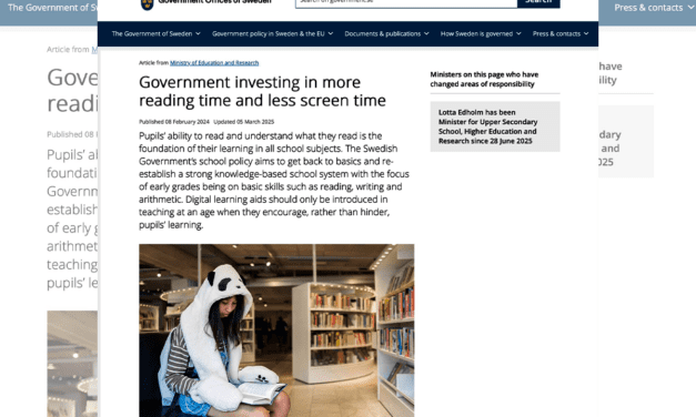 Suecia regresa a libros de texto por baja en pruebas PISA